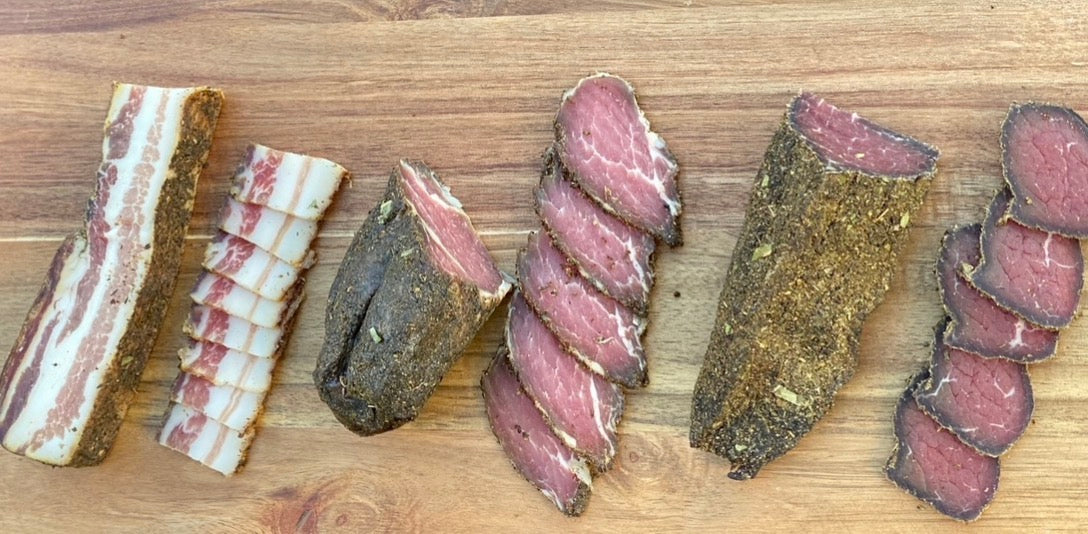 Bâtonnets de L'ENVIE "Viande séchée, filet mignon de porc séché, lard séché, coppa"
